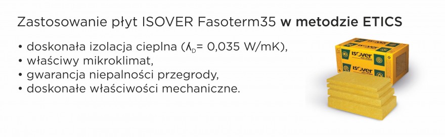 Zastosowanie płyt ISOVER w metodzie ETICS